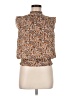 Maison d' Amelie 100% Polyester Brown Sleeveless Blouse Size M - photo 1