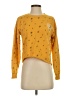Junk Food Polka Dots Yellow Pullover Sweater Size XS - photo 1