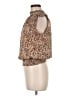 Maison d' Amelie 100% Polyester Brown Sleeveless Blouse Size M - photo 5