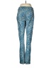 New Directions Animal Print Blue Jeans Size 8 - photo 2