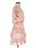 Aqua 100% Polyester Paisley Orange Cocktail Dress Size M - photo 4