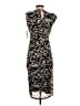 DKNY Animal Print Gray Cocktail Dress Size 4 (petite) - photo 2