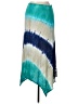 SJS Tie-dye Teal Casual Skirt Size L - photo 2