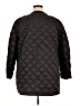 J.Jill 100% Nylon Argyle Black Coat Size XL - photo 2
