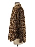 Jason Wu Animal Print Brown Long Sleeve Blouse Size S - photo 5