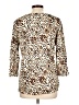 Chico's Animal Print Tan 3/4 Sleeve Blouse Size Lg (2) - photo 2