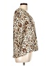 Chico's Animal Print Tan 3/4 Sleeve Blouse Size Lg (2) - photo 4