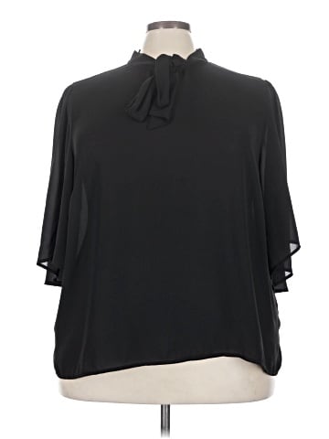 ELOQUII 3/4 Sleeve Blouse (view 1)