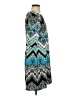 Studio One Chevron-herringbone Teal Casual Dress Size S - photo 4