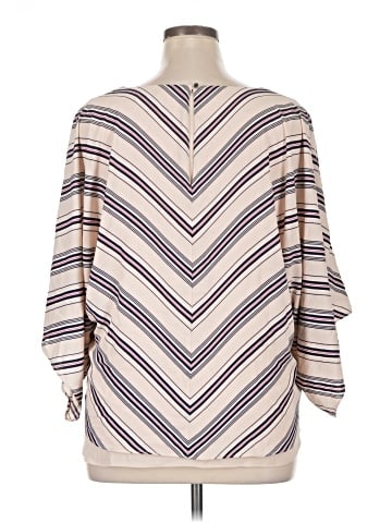 White House Black Market 3/4 Sleeve Blouse (view 2)