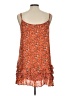 Easel 100% Rayon Paisley Orange Cocktail Dress Size L - photo 2
