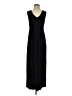 Chico's Solid Black Casual Dress Size Sm (0) - photo 1