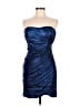 Cachet 100% Polyester Blue Cocktail Dress Size 8 - photo 1