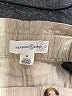 Treasure & Bond 100% Cotton Stripes Ivory Tan Shorts Size M - photo 3