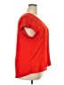 Fortune + Ivy 100% Polyester Red Short Sleeve Blouse Size XXL - photo 4