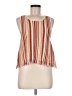 Vanessa Bruno Orange Sleeveless Top Size L - photo 1