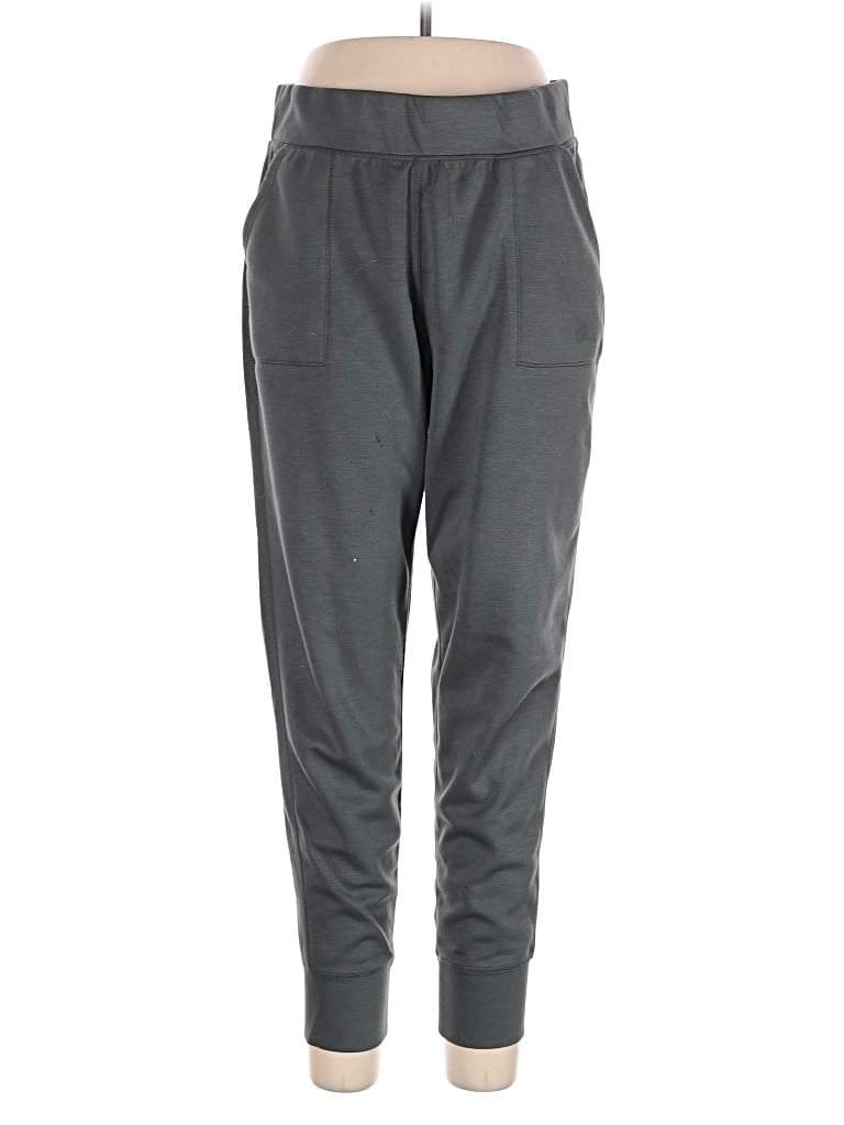 Pre-owned Gaiam Track Pants In Gray