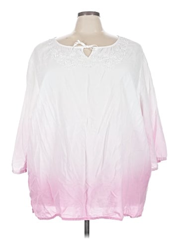 Liz & Me 3/4 Sleeve Blouse (view 1)