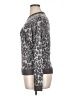 Free Press Animal Print Gray Pullover Sweater Size XS - photo 5
