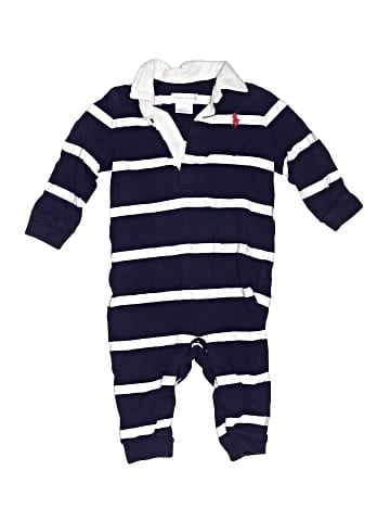 Ralph Lauren Long Sleeve Onesie (view 1)