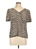 Marc by Marc Jacobs Ivory Short Sleeve Blouse Size L - photo 1