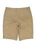 Lands' End 100% Cotton Solid Tan Khaki Shorts Size 8 - photo 2