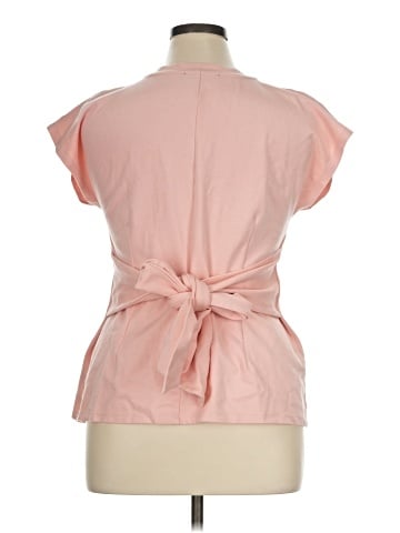 ELOQUII Short Sleeve Blouse (view 2)