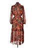 Umgee Print Orange Casual Dress Size L - photo 2