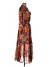 Umgee Print Orange Casual Dress Size L - photo 4