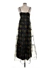 Sugarlips 100% Polyester Argyle Black Cocktail Dress Size XS - photo 2