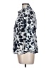 Liz Claiborne Print Silver 3/4 Sleeve Blouse Size L (petite) - photo 5