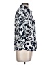 Liz Claiborne Print Silver 3/4 Sleeve Blouse Size L (petite) - photo 4