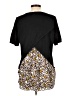 Ann Taylor LOFT Black Short Sleeve Top Size L - photo 2