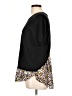 Ann Taylor LOFT Black Short Sleeve Top Size L - photo 5