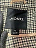Monki Houndstooth Gray Blazer Size XS - photo 6