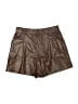 Zara Metallic Brown Shorts Size L - photo 1