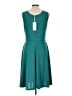 Grace Karin Solid Teal Cocktail Dress Size L - photo 2