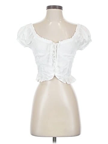 Aeropostale Short Sleeve Blouse (view 1)