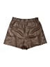 Zara Metallic Brown Shorts Size L - photo 2