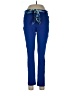 Linda Matthews Color Block Blue Casual Pants Size 10 - photo 1