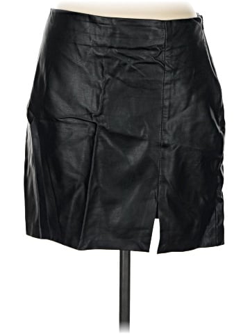 Topshop Faux Leather Skirt (view 1)