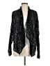 Gold Hawk 100% Polyester Black Cardigan Size M - photo 1