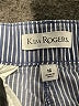 Kim Rogers Chevron-herringbone Blue Shorts Size 16 - photo 3