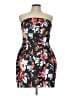 Anthropologie Floral Black Cocktail Dress Size L - photo 1
