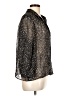 J.Crew Stars Black 3/4 Sleeve Blouse Size L - photo 4