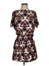 Veronica M. Graphic Black Casual Dress Size S - photo 1