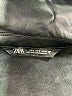 Zara 100% Polyester Black Faux Leather Jacket Size S - photo 6