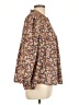 Shoshanna 100% Polyester Brown 3/4 Sleeve Blouse Size L - photo 4
