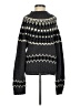 Moda International Chevron-herringbone Black Pullover Sweater Size S - photo 1