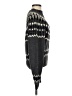 Moda International Chevron-herringbone Black Pullover Sweater Size S - photo 4